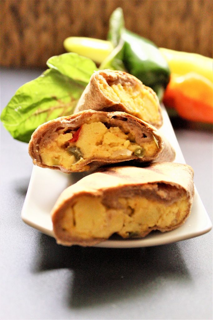 I1274 Western Burrito with No Ham Whole Wheat Tortilla Gourmet Kitchen